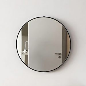 Gương tròn trắng - cho phòng tắm, bàn phấn