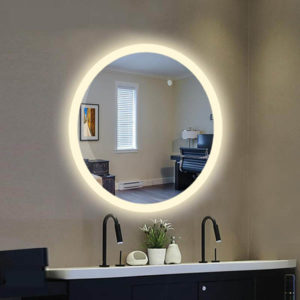Gương đèn led viền phun mờ - cho phòng tắm, bàn phấn