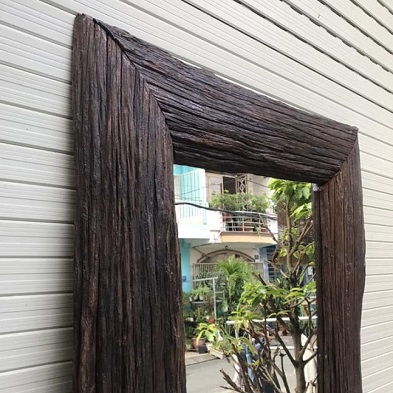 Sử dụng gương khung gỗ lũa như thế nào để bền đẹp dài lâu?
