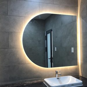 Gương phòng tắm, bàn phấn chữ D - đèn hắt