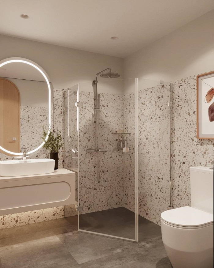 Top 30+ mẫu gương nhà tắm tối giản đậm nét nghệ thuật