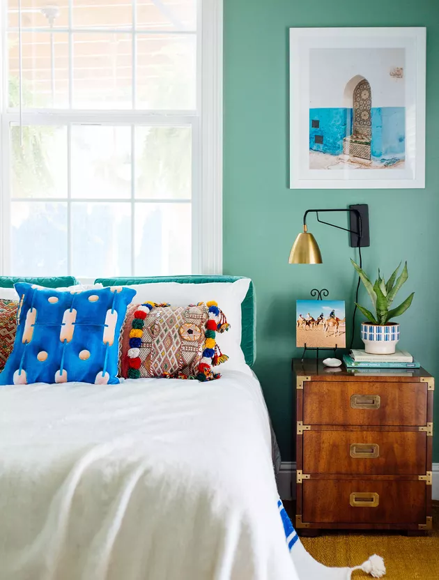 10 ý tưởng trang trí phòng ngủ xanh tươi mang thiên nhiên vào phòng riêng