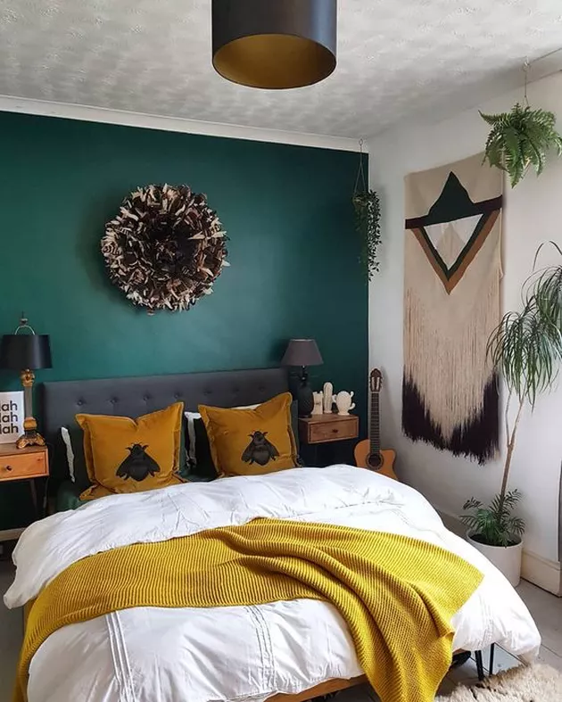 10 ý tưởng trang trí phòng ngủ xanh tươi mang thiên nhiên vào phòng riêng