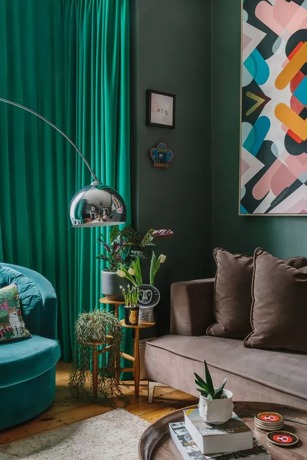 8 ý tưởng phòng khách màu be phong cách trang trí thập niên 90